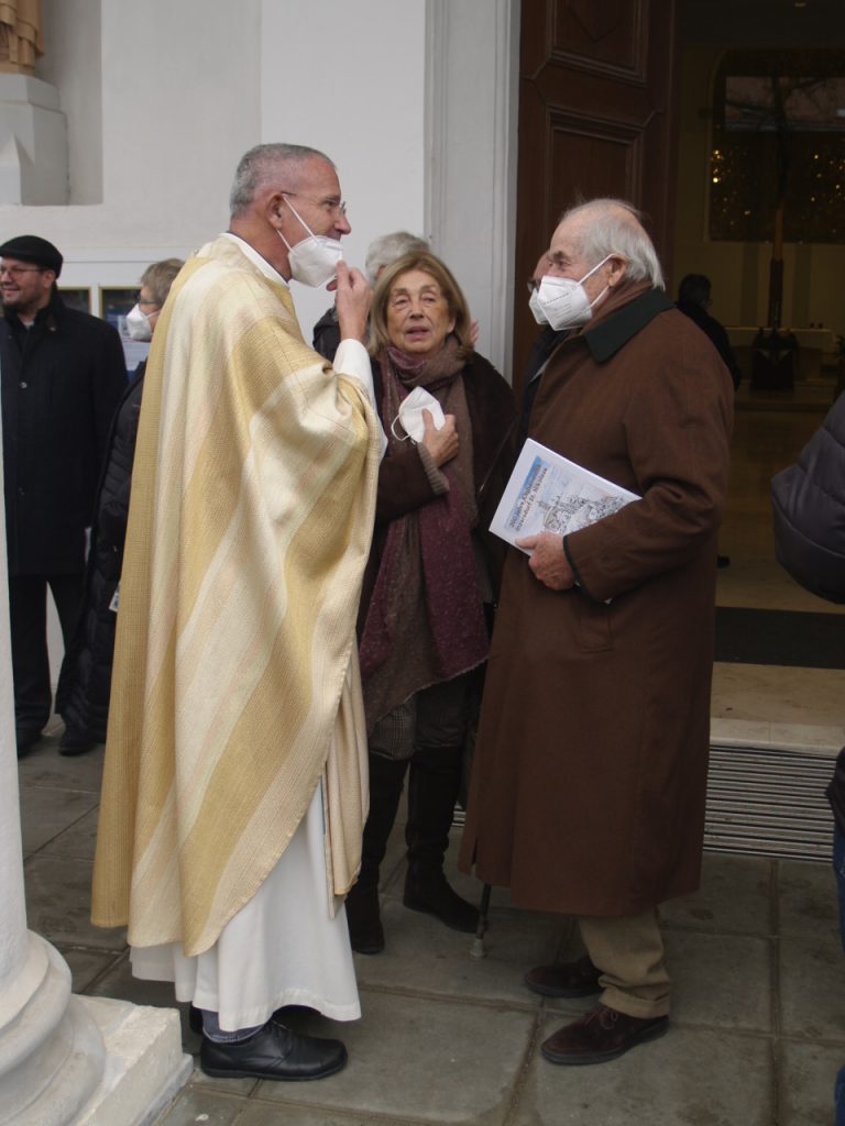 200 Jahre Kirchenweihe, 5.12.2021, Generalvikar Krasa und Baron Richard Drasche© Pedro Wiedler