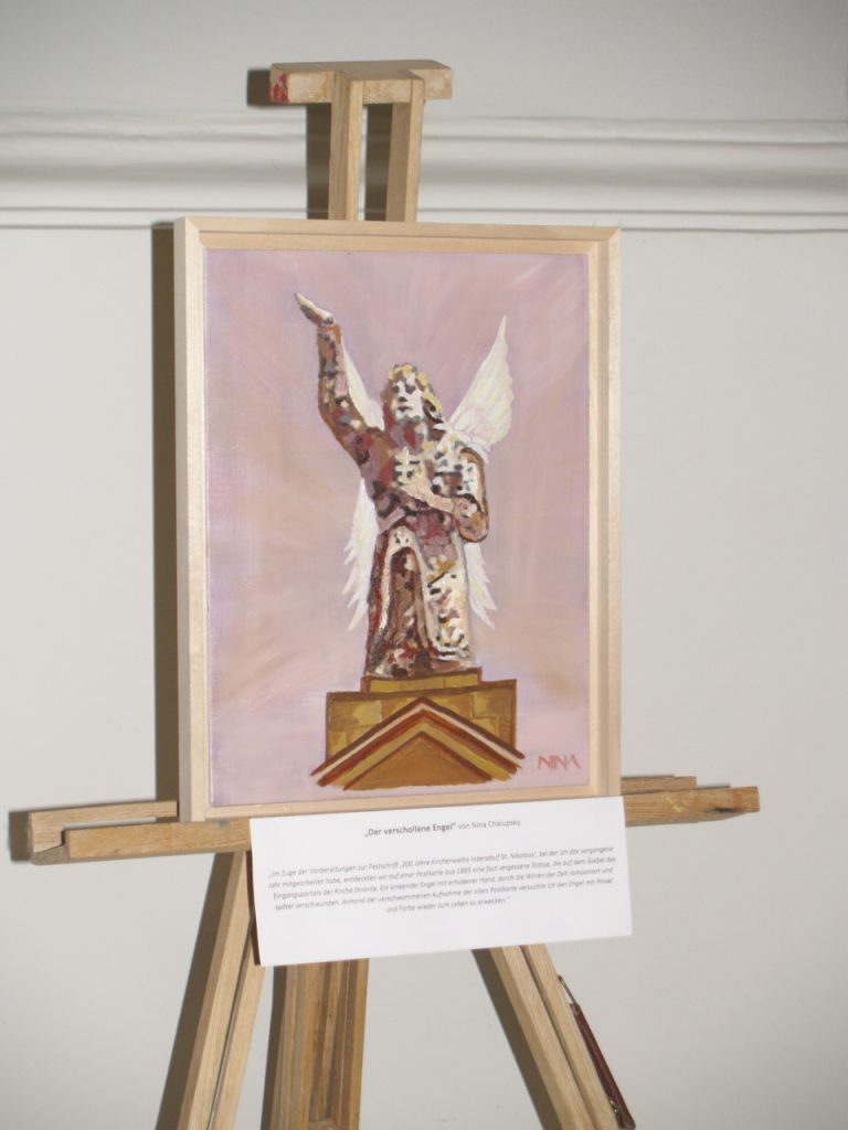 200 Jahre Kirchenweihe, 5.12.2021, Der verschollenen Engel von Nina Chalupsky, © Pedro Wiedler