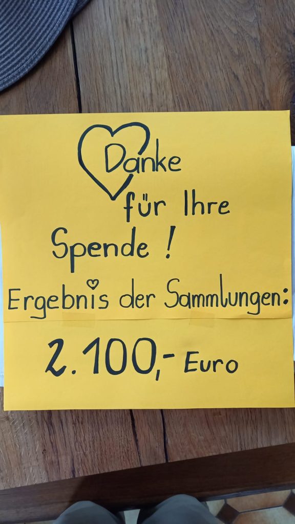 Spendenaktionen Firmkandidat*innen 2022 © Renate Kletzl