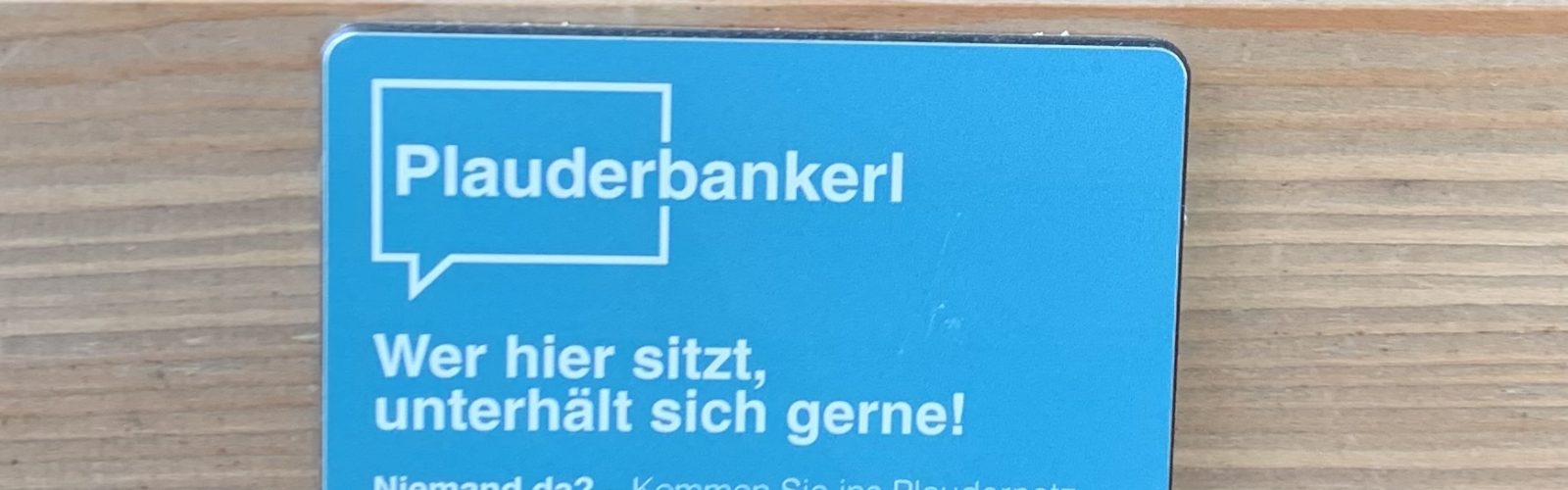 Plauderbankerl