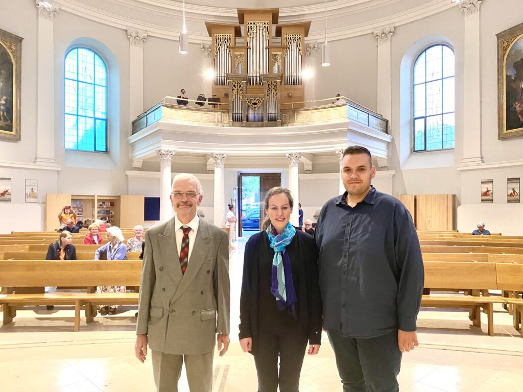 Orgelklänge zu Pfingsten 2023: Theodor Cejka, Andrea Weidinger, Mario Weber