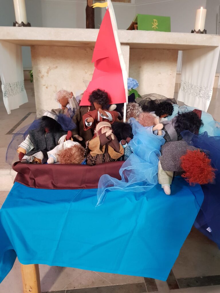 Jesus und der Seesturm(c) Brigitte Knell