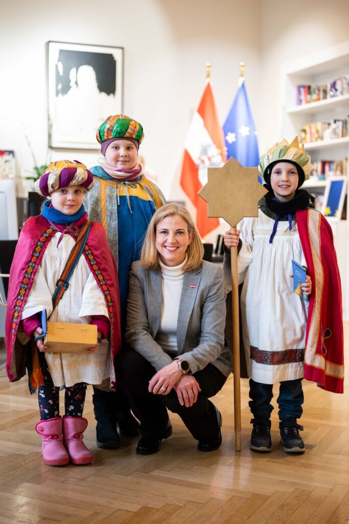 Sternsinger 26, Besuch AM Meinl-Reisinger (c) Michael Gruber