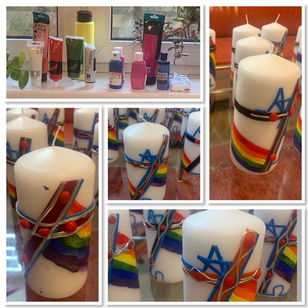 Making off kleine Osterkerzen 2026 (c) Nina Chalupsky